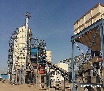 我公司一铝矾土项目安装顺利进行